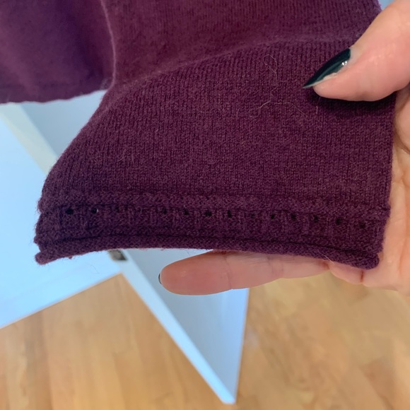 Catherine Malandrino plum wool sweather - Picture 5 of 5